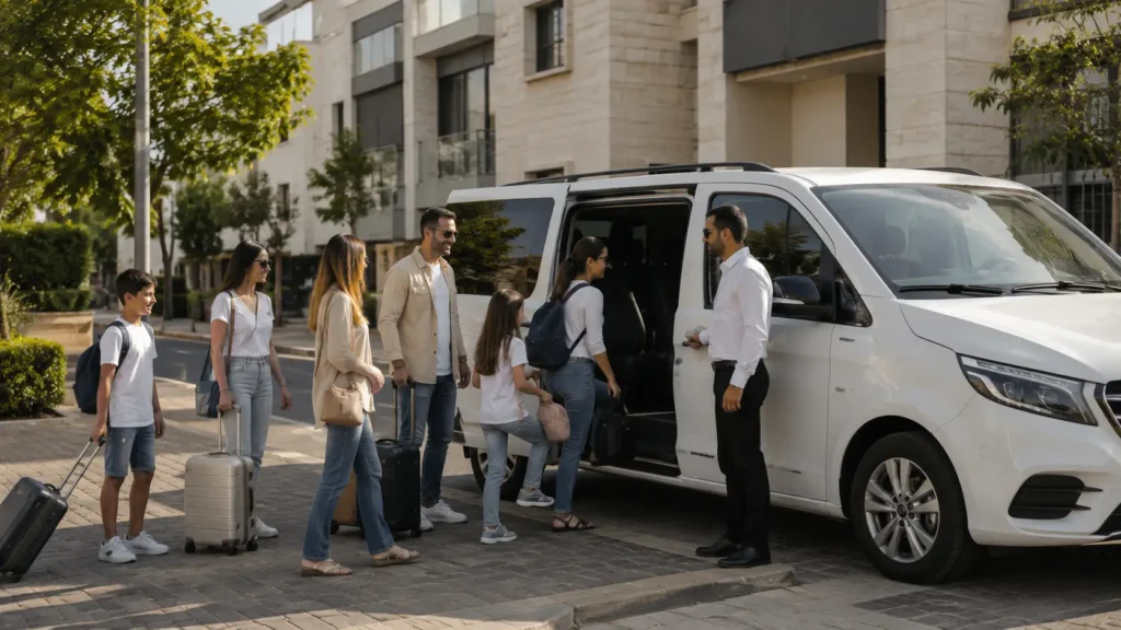 מונית 7 מקומות לקבוצות ומשפחות - הסעות השחף VIP