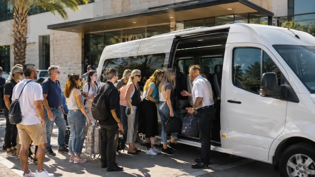 מיניבוס 10 מקומות לקבוצות קטנות - הסעות השחף VIP